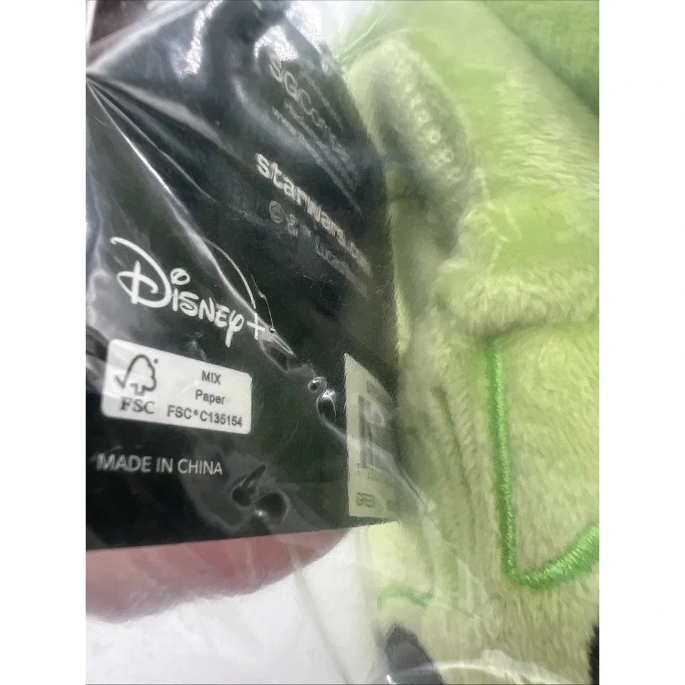 Disney Star Wars The Mandalorian Baby Yoda Grogu Slippers Kid Toddler Lg9-10 NWT